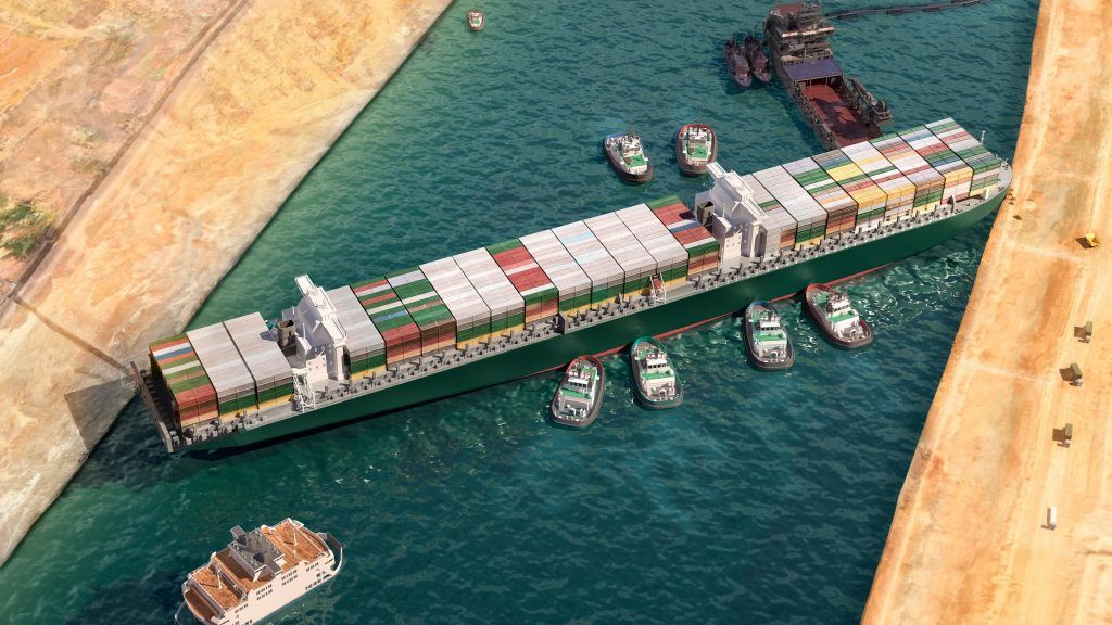 lessons in agility - evergreen cargo ship