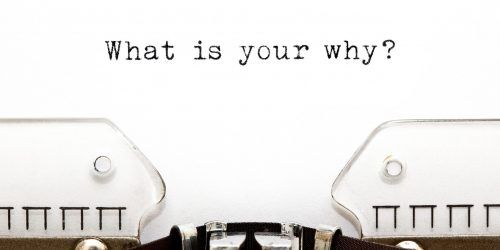 What Is Your Why Existential Question Existential question What Is Your Why typed on vintage typewriter with copy space.